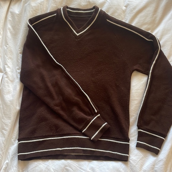 Vintage brown pullover Sweater by Kingsport - Picture 2 of 5